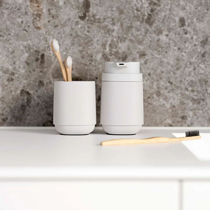 Zone Denmark - Time Toothbrush mug and soap dispenser