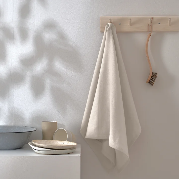 Tea towel, 53 x 86 cm, stone from The Organic Company
