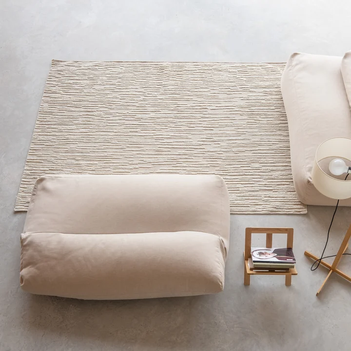 Doblecara wool carpet from nanimarquina