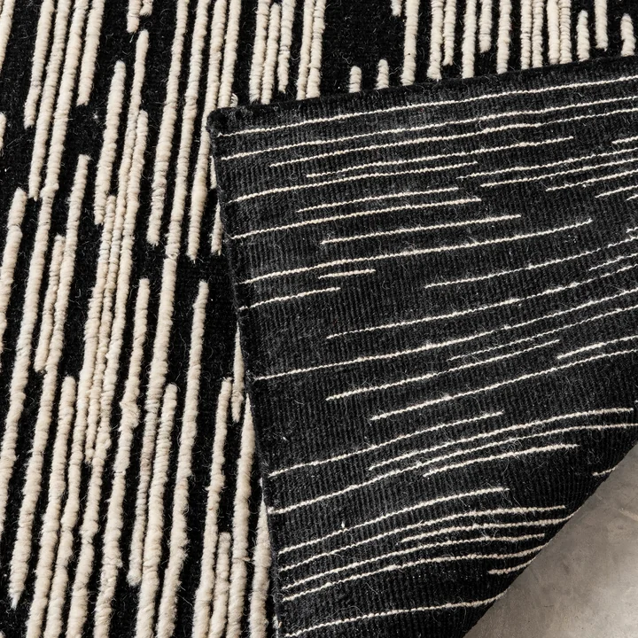 Doblecara wool carpet from nanimarquina