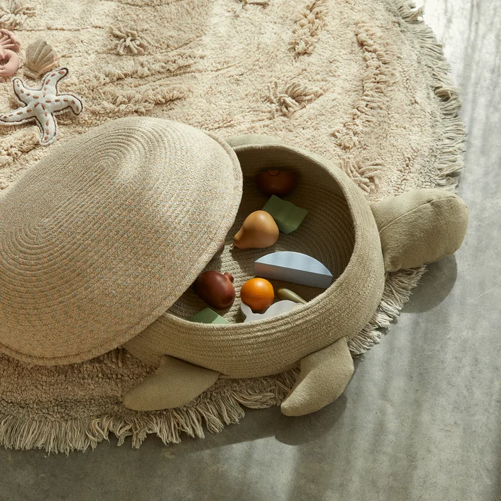 Sea Turtle Storage basket from Lorena Canals