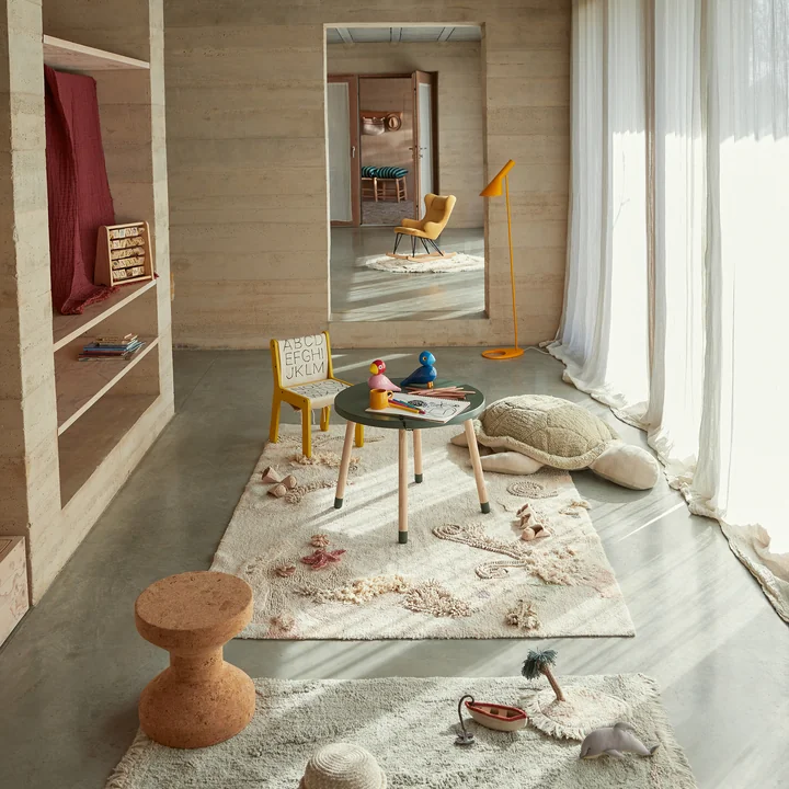 Seabed Play carpet with play accessories from Lorena Canals