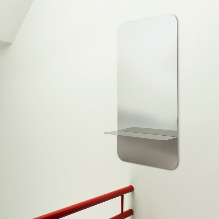Normann Copenhagen - Horizon Mirror, vertical, stainless steel