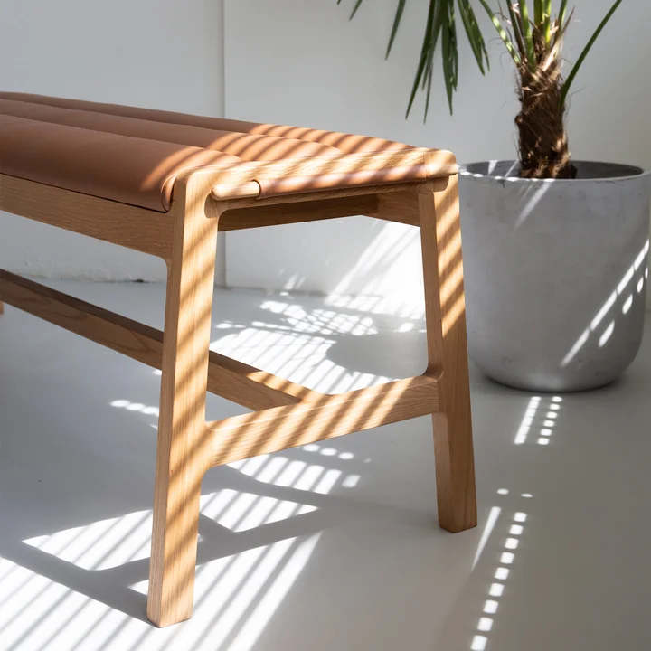 Studio Zondag - Leef Bench 140 cm, cognac