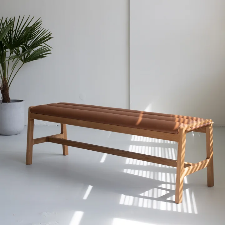 Studio Zondag - Leef Bench 140 cm, cognac