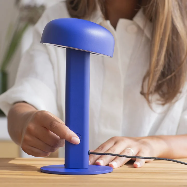 NOD Table lamp LED, majorelle-blue from TipToe