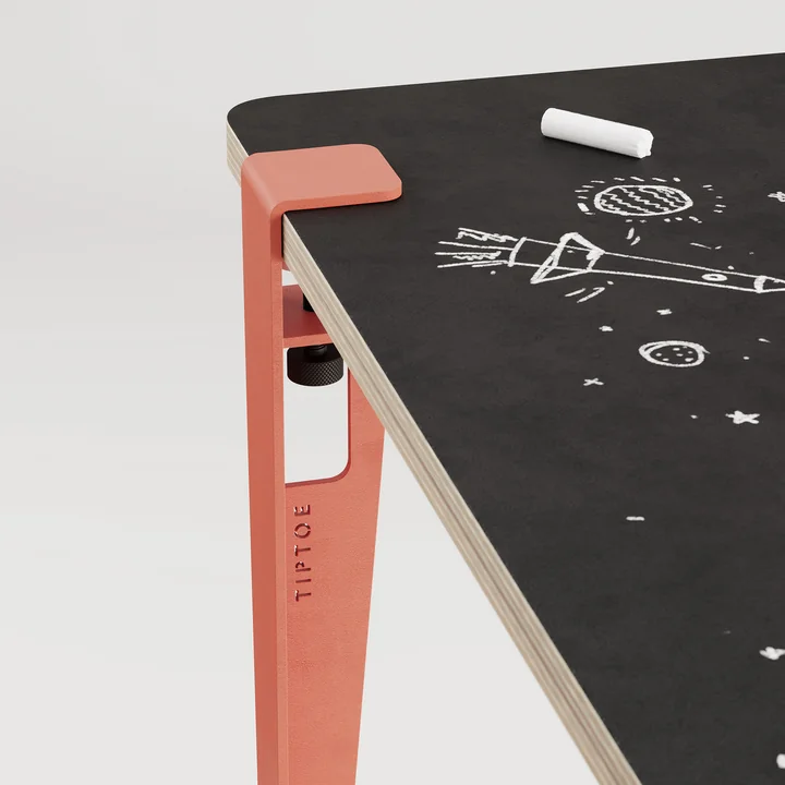 Children's desk slate Vice Versa, flamingo pink of TipToe