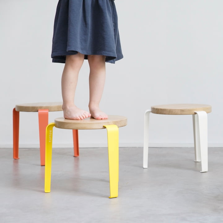 MINI LOU Children stool oak from TipToe