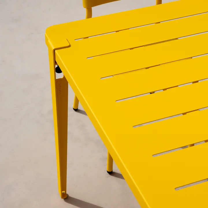 Garden table MIDI collection, 190 x 90 cm, sun yellow by TipToe