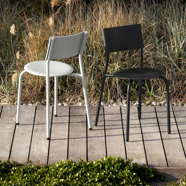 Garden chair SSDr, recycled plastic / steel by TipToe