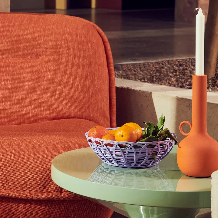 Pols Potten - Bakkie Basket, round, lilac