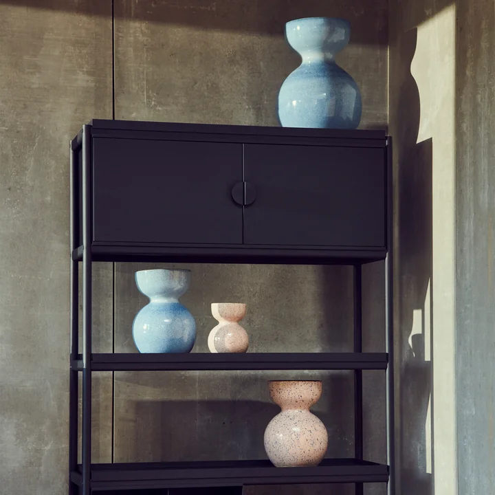 Pols Potten - Boolb Vase, light pink, light blue