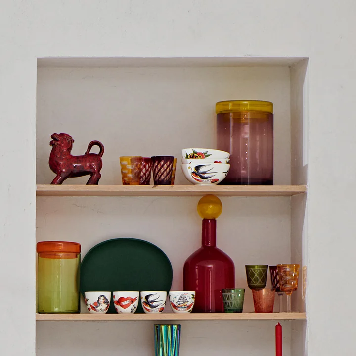 Pols Potten - Caps & Jars Storage tin, multicolored