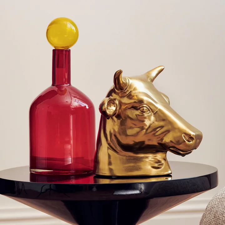 Pols Potten - Don't Eat Me, Save Me Cow money box, gold
