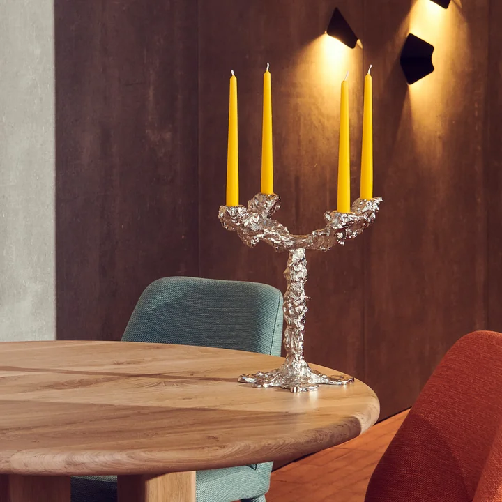 Pols Potten - Drip Candlestick, 4-arm, silver