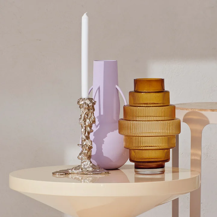 Pols Potten - Drip Candlestick, L, aluminum