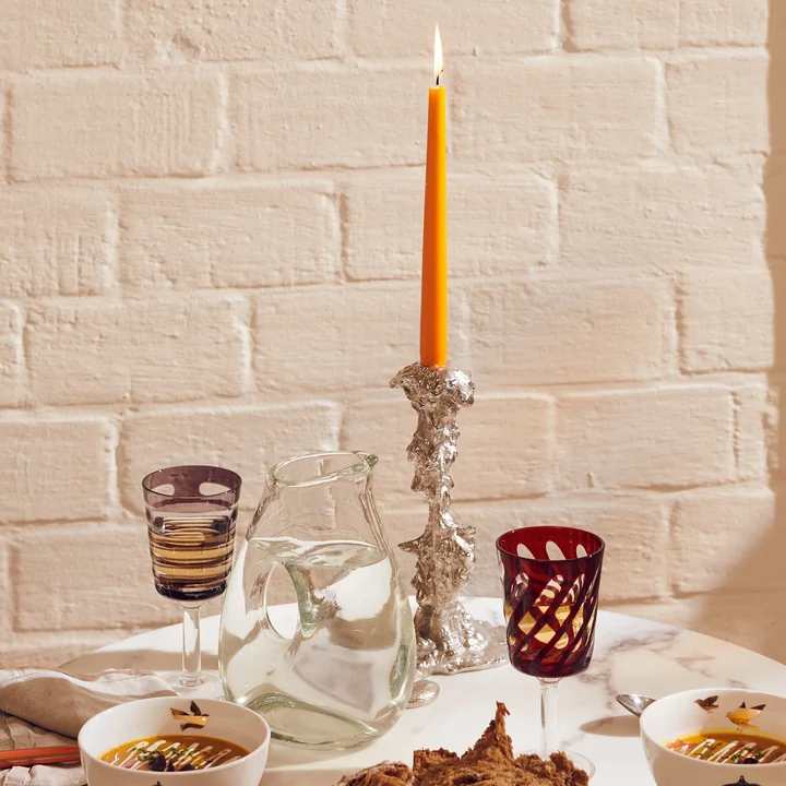 Pols Potten - Drip Candlestick, L, aluminum