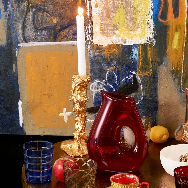 Pols Potten - Drip Candlestick, L, gold