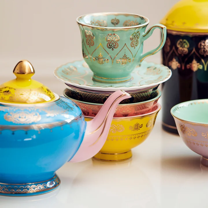 Pols Potten - Grandpa cup with saucer, multicolor