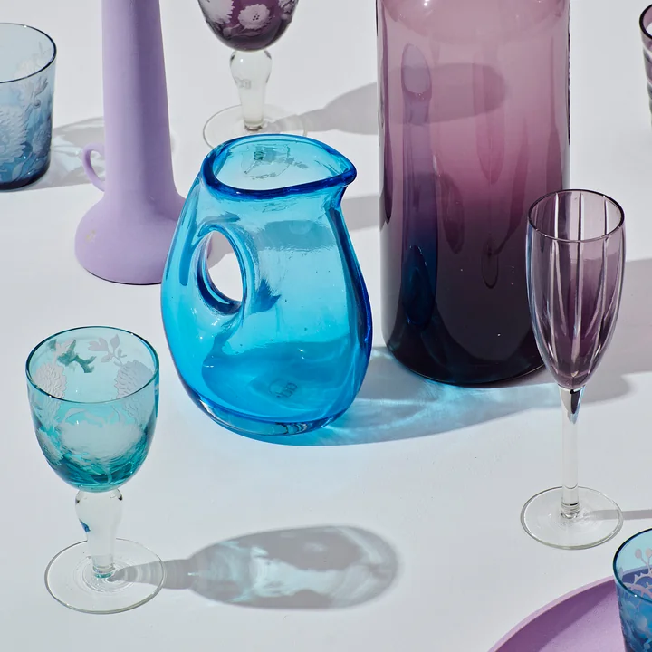 Pols Potten - Jug with hole, light blue