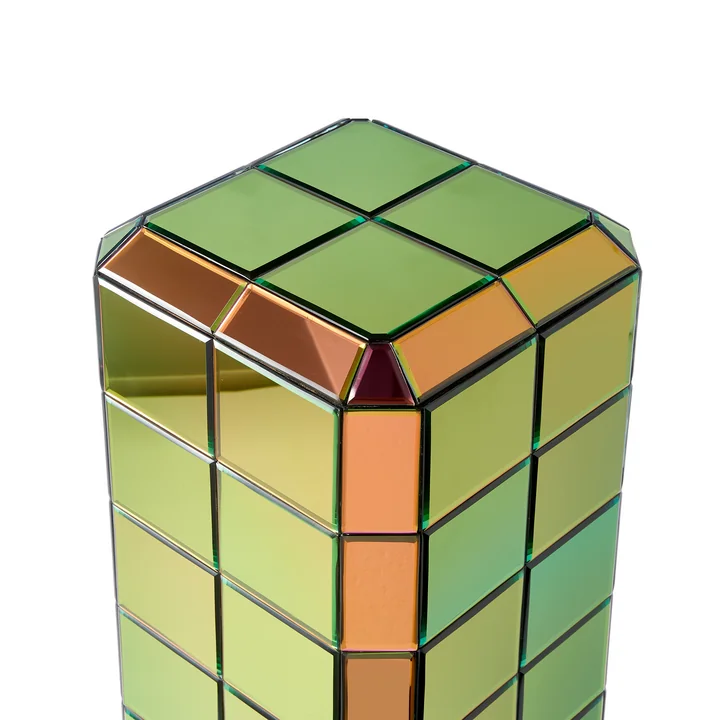 Pols Potten - Pillar Pixel Side table, dark green