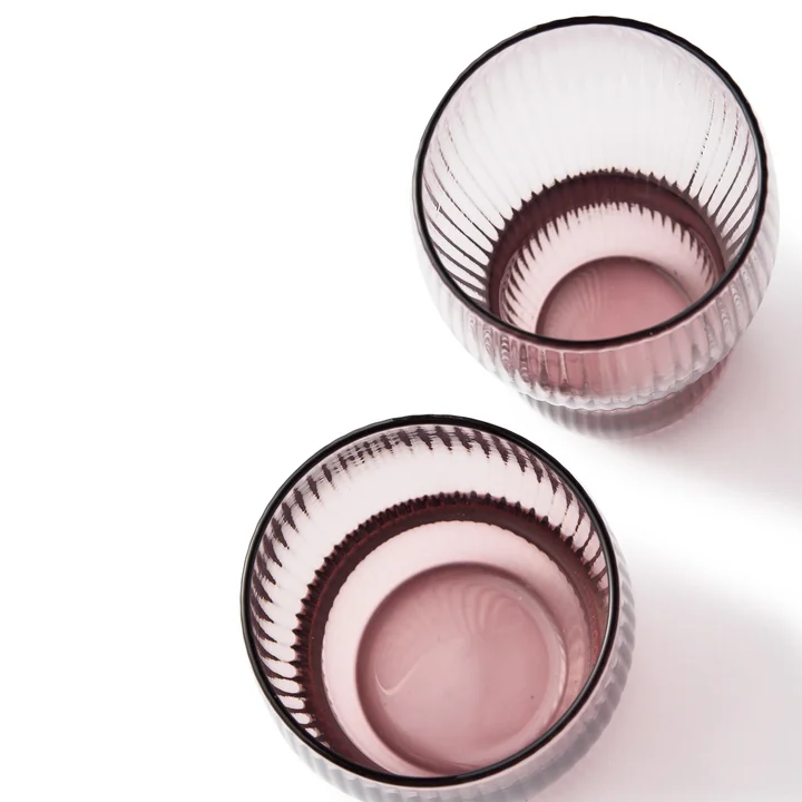 Pols Potten - Pum long drink glasses, dark purple