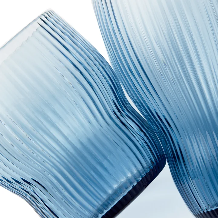 Pols Potten - Pum long drink glasses, light blue