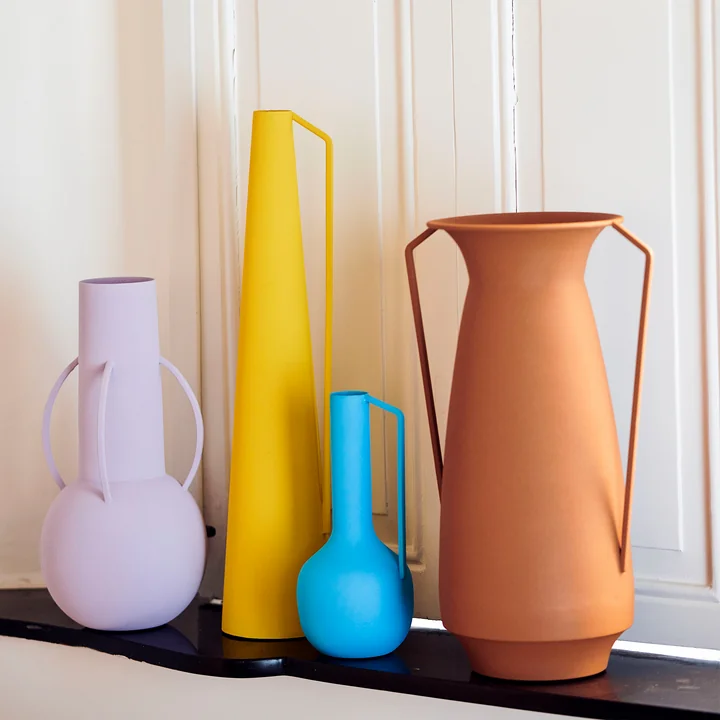 Pols Potten - Roman Vase, colorful matte (set of 4)