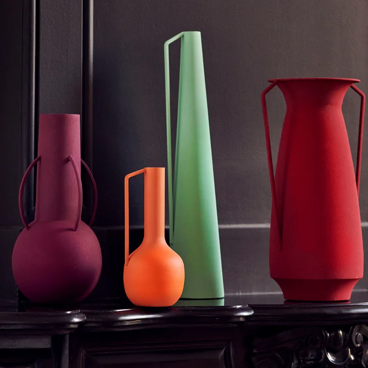 Pols Potten - Roman Vase, multicolored matt (set of 4)