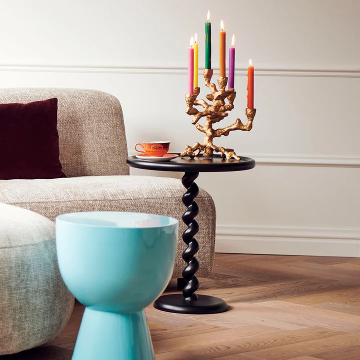 Pols Potten - Twister Side table, black