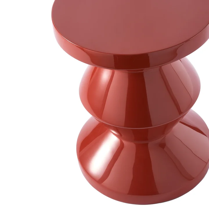 Zig Zag Stool, coral from Pols Potten