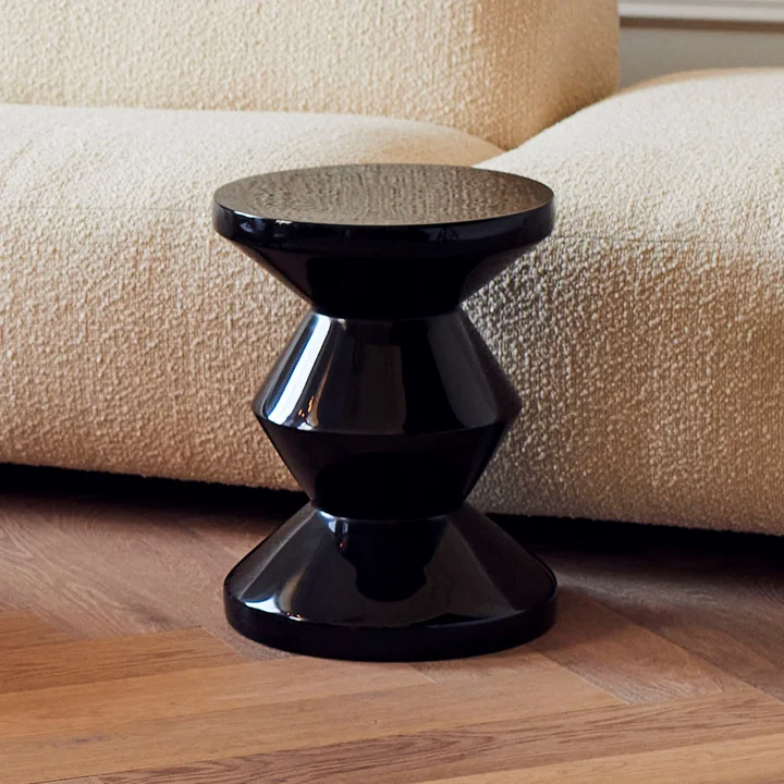 Zig Zag Stool, black from Pols Potten