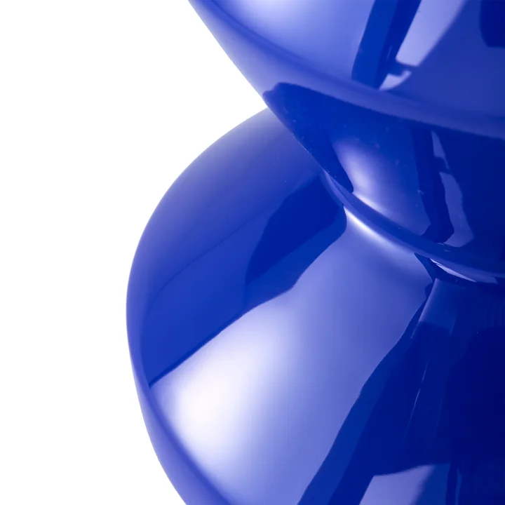 Zig Zag Stool, dark blue from Pols Potten