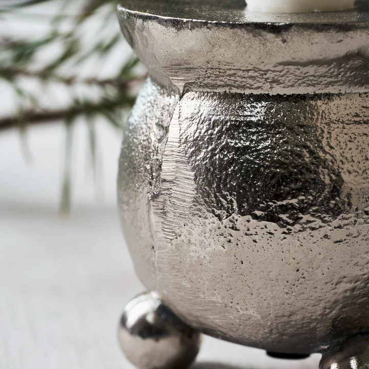 Classic Candlestick from House Doctor in the finish antique silver