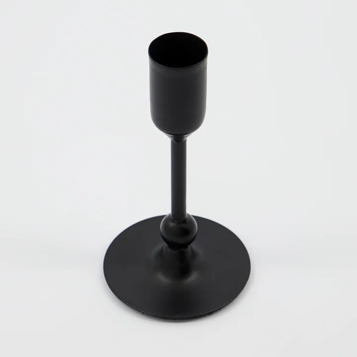 Folk Candlestick from House Doctor in black antique color