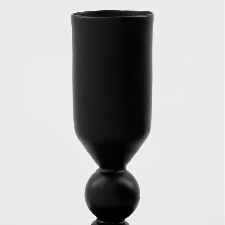Folk Candlestick from House Doctor in black antique color