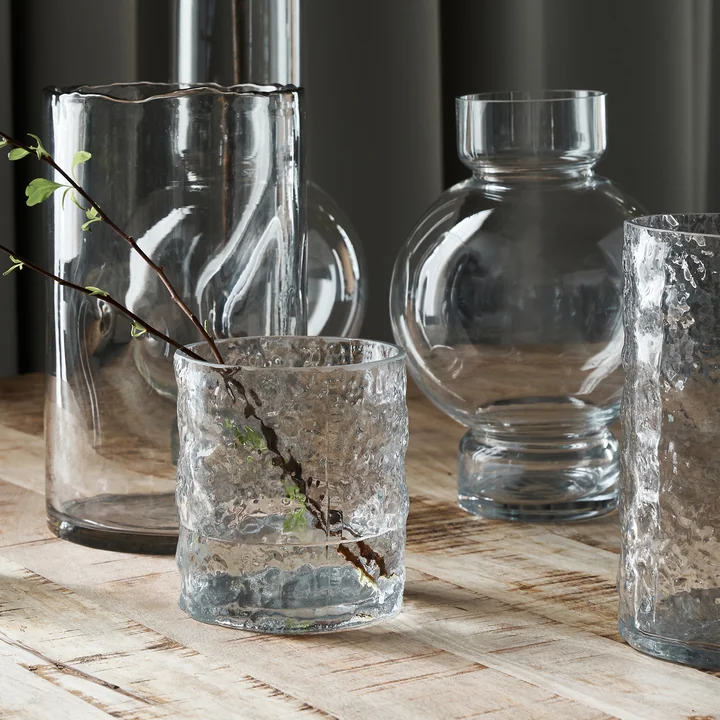 House Doctor - Huri Vase, H 13 cm, clear