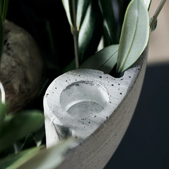 Marb Candlestick from House Doctor in color gray