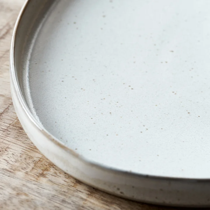 House Doctor - Pion serving bowl 30.9 x 1 9. 6 x 2 cm, gray / white