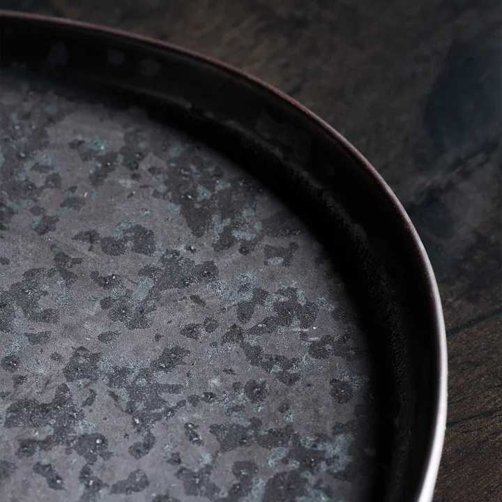 House Doctor - Pion serving bowl 30.9 x 1 9. 6 x 2 cm, black / brown