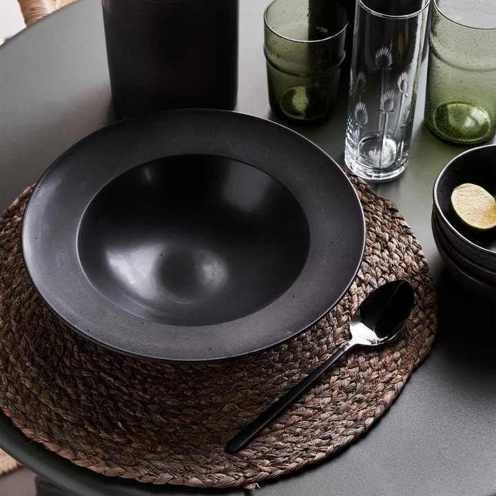 House Doctor - Rustic Pasta plate Ø 26 cm, dark gray