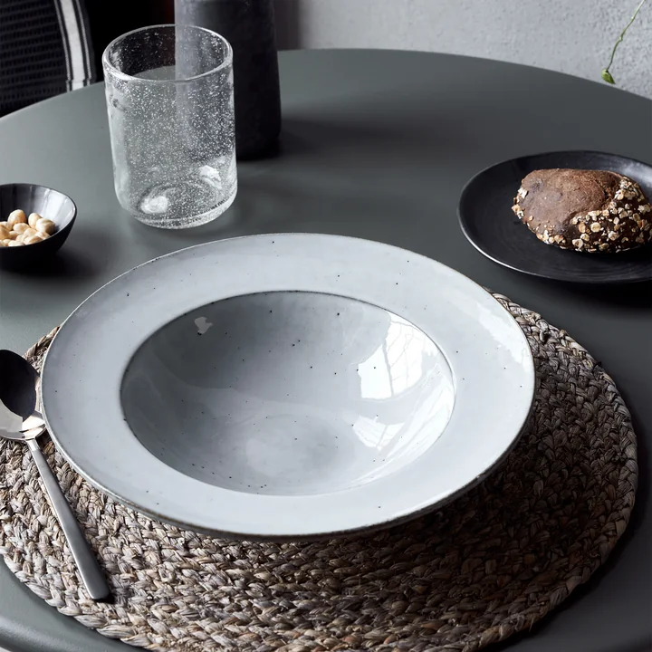 House Doctor - Rustic Pasta plate Ø 26 cm, gray blue