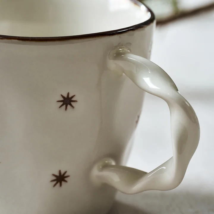 Starry Cup from House Doctor in color white (set of 2)