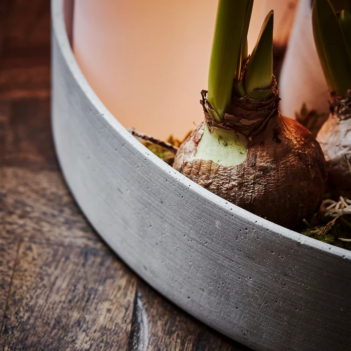 The Ring Candlestick from House Doctor in color gray