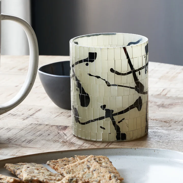 Vana Tealight holder from House Doctor in color black