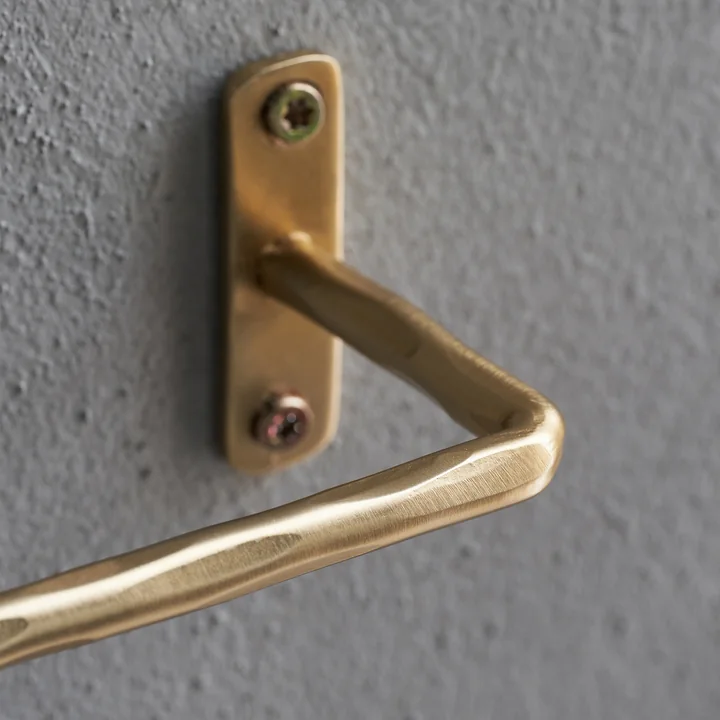 Welo Toilet paper holder from House Doctor in brass finish