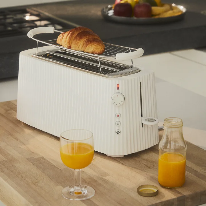 Alessi - Plissé MDL15 Toaster, white