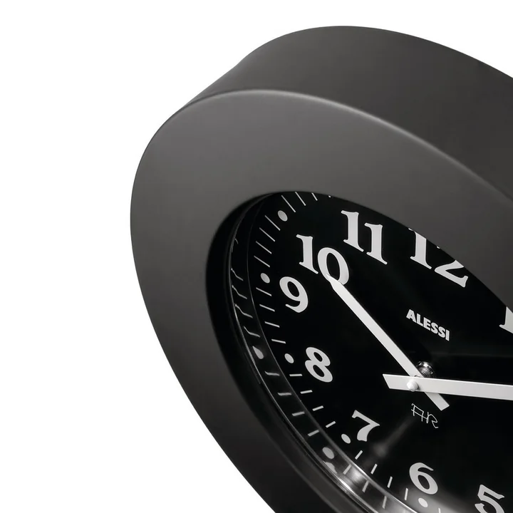 Momento Wall clock from Alessi in the color black