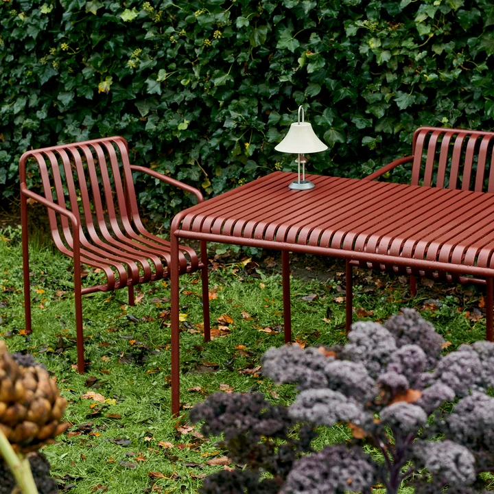 HAY - Palissade Dining Armchair , iron red