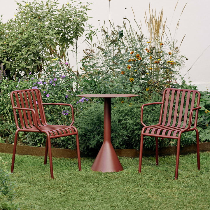 Hay - Palissade Dining Armchair , iron red